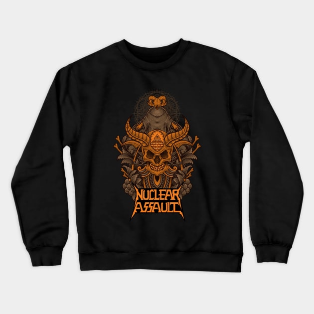 nuclear assault Game Over Crewneck Sweatshirt by wiswisna